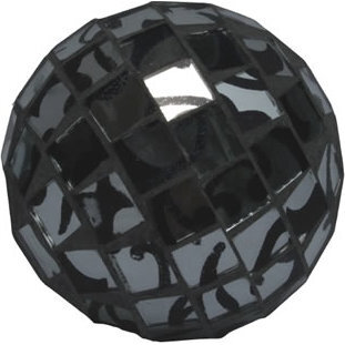 Silverblack Swirl Ball - Small
